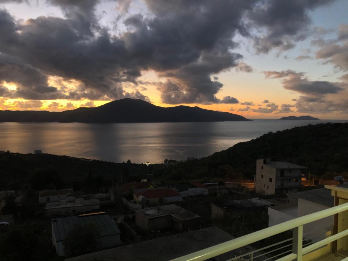 The Sunset Villa Leven Vlorë Exteriér fotografie